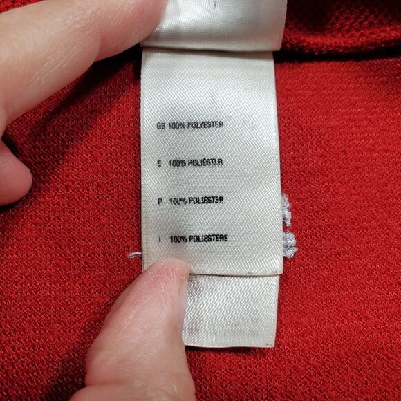 The North Face Flight Series 1/4 Zip Pullover Long Sleeve Sweater Red Men Sz L - Picture 4 of 12